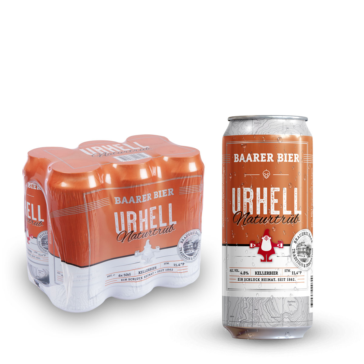 Urhell Naturtrüb 50cl 24er Dose