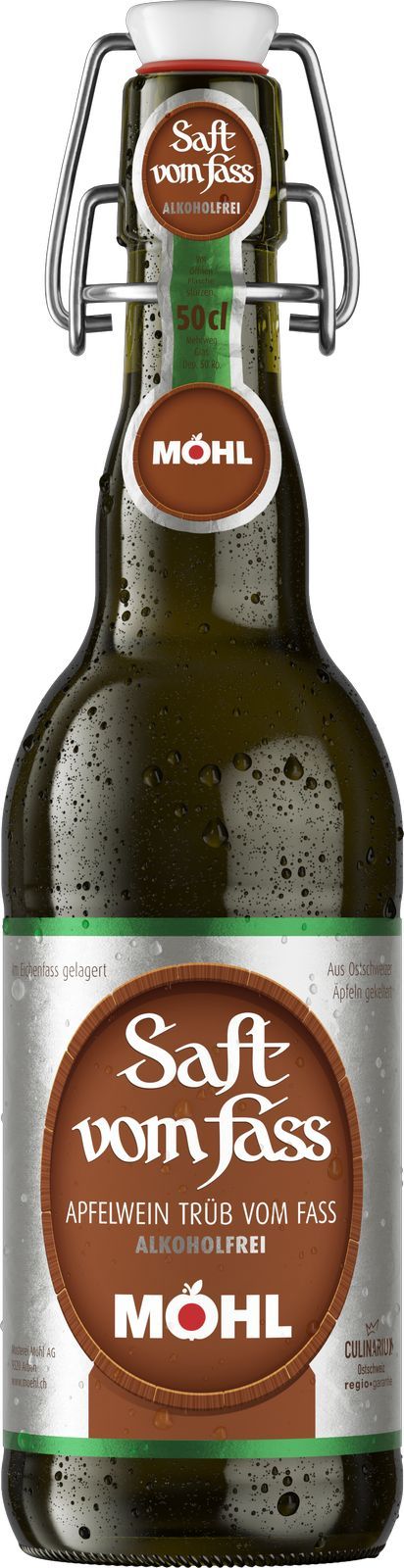 Möhl Saft v. F. trüb alkoholfrei Bügel 0.50l MW 