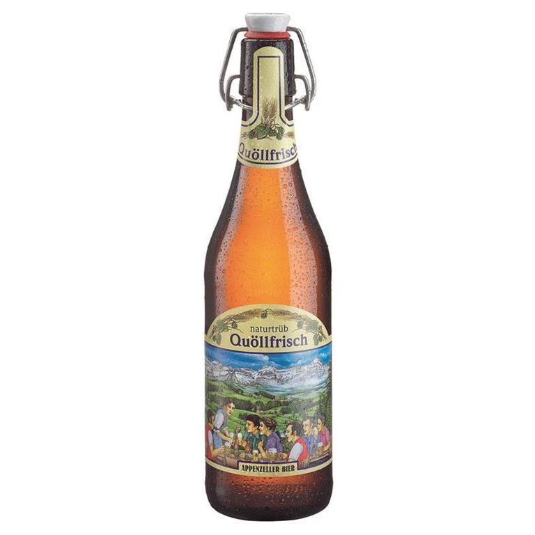 Appenzeller Quöllfrisch naturtrüb 50cl 15er MW