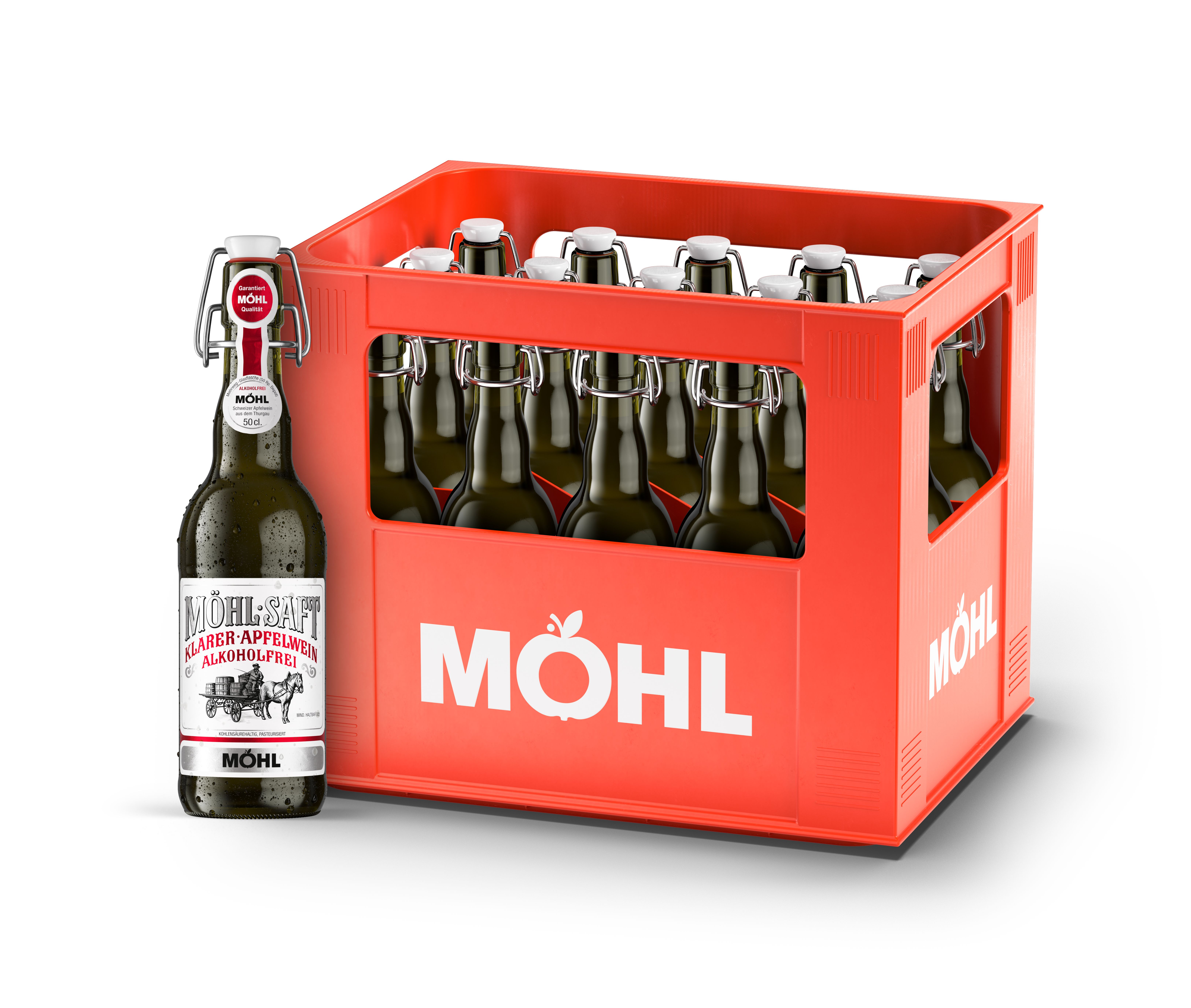 Möhl Saft klar alkoholfrei Bügel 0.50l MW 