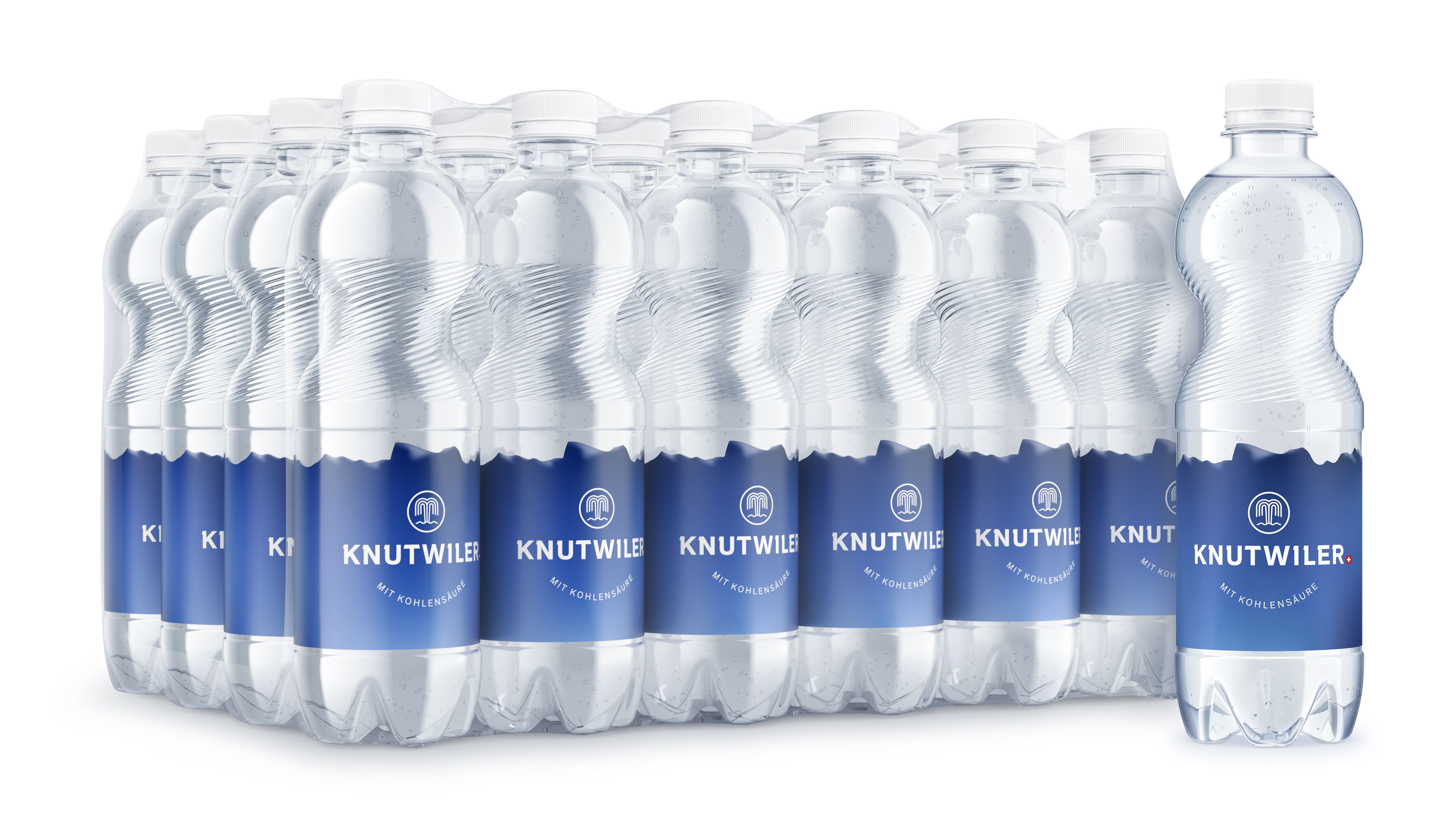 Knutwiler blau (mit CO2) 0.50l PET Tray
