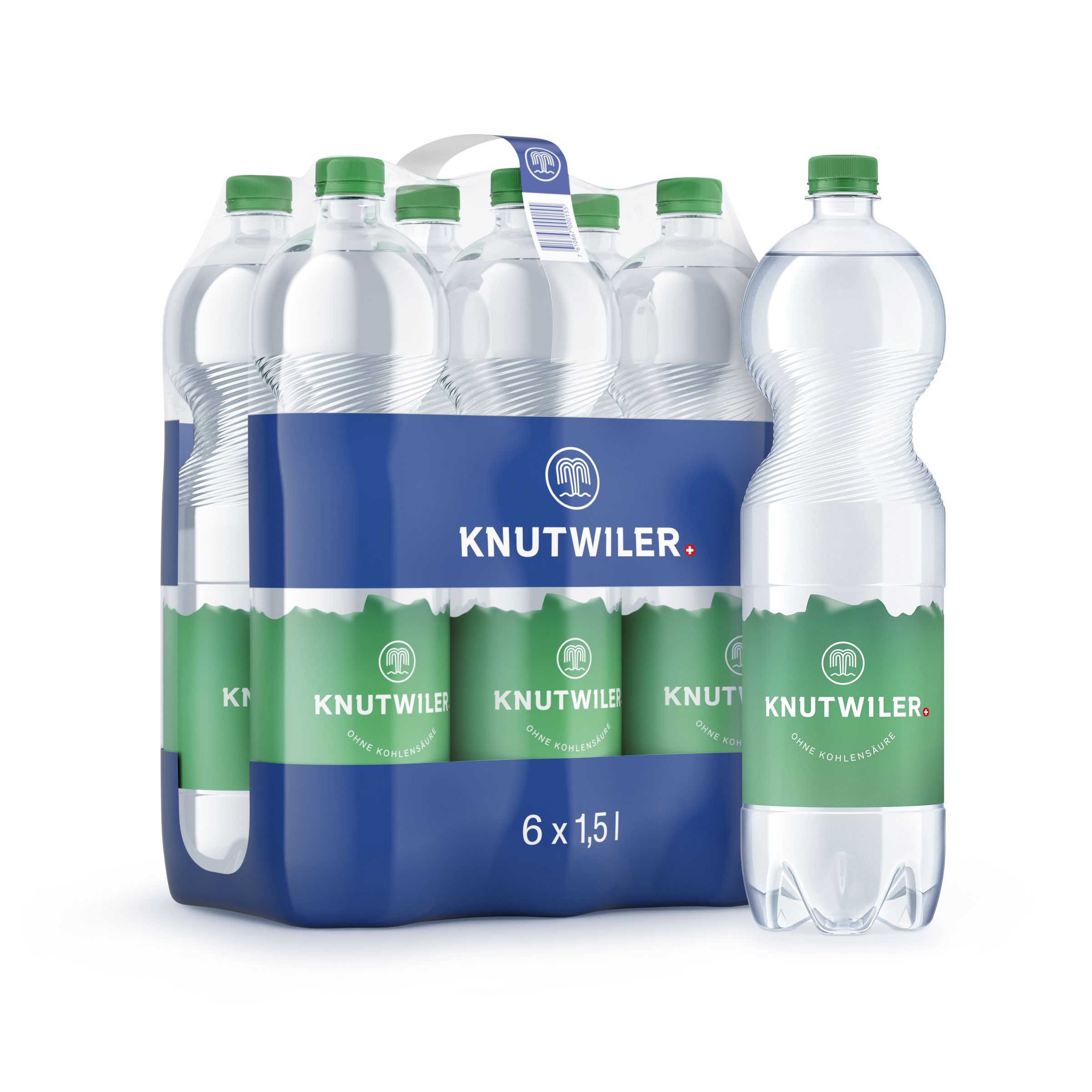 Knutwiler grün (ohne CO2) 1.5l PET Schr.