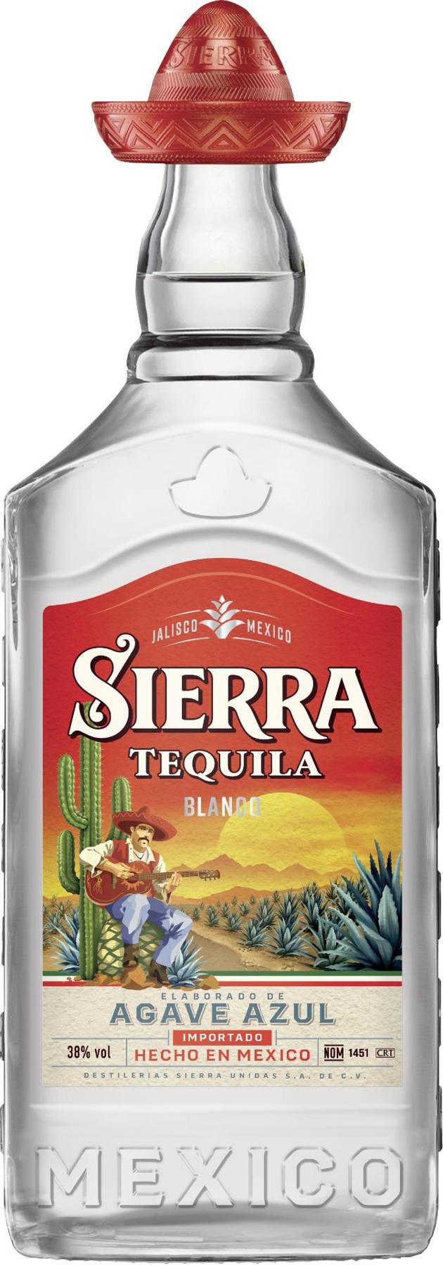 Sierra Tequila Blanco 38% 70cl
