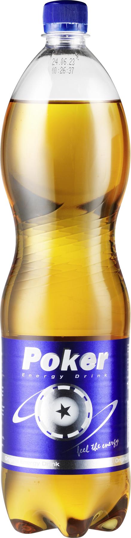Poker Energy Drink 1.5l PET Schr.