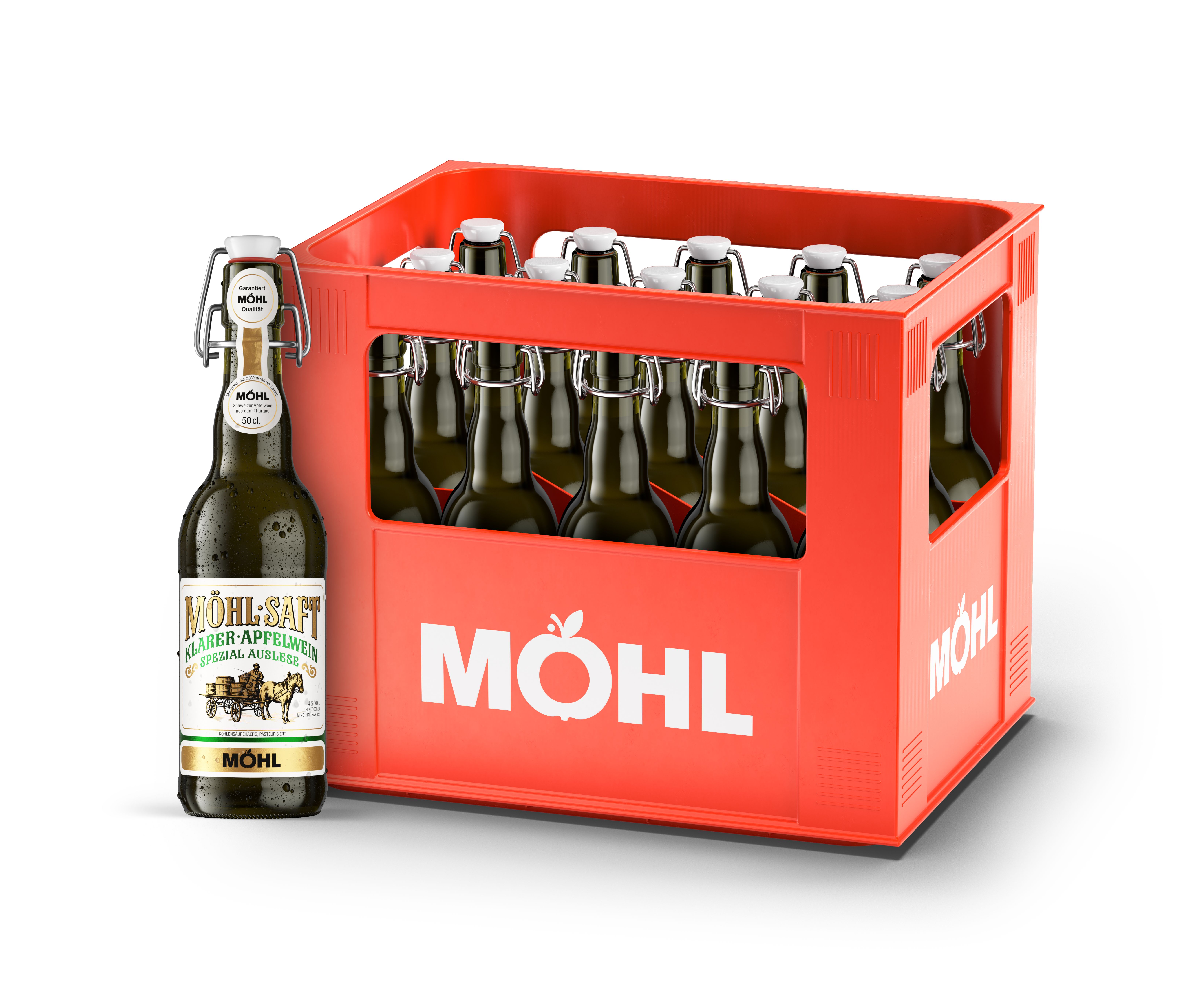 Möhl Saft klar Bügel 0.50l MW  