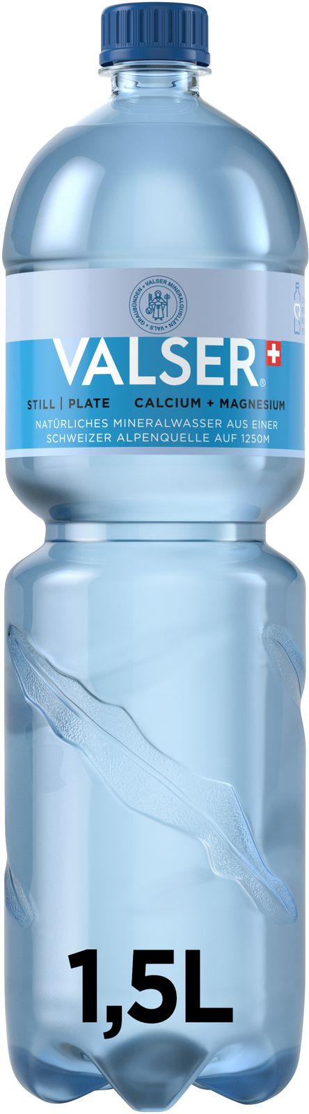 Valser blau (ohne CO2) Calcium + Magnesium 1.5l PET Har.
