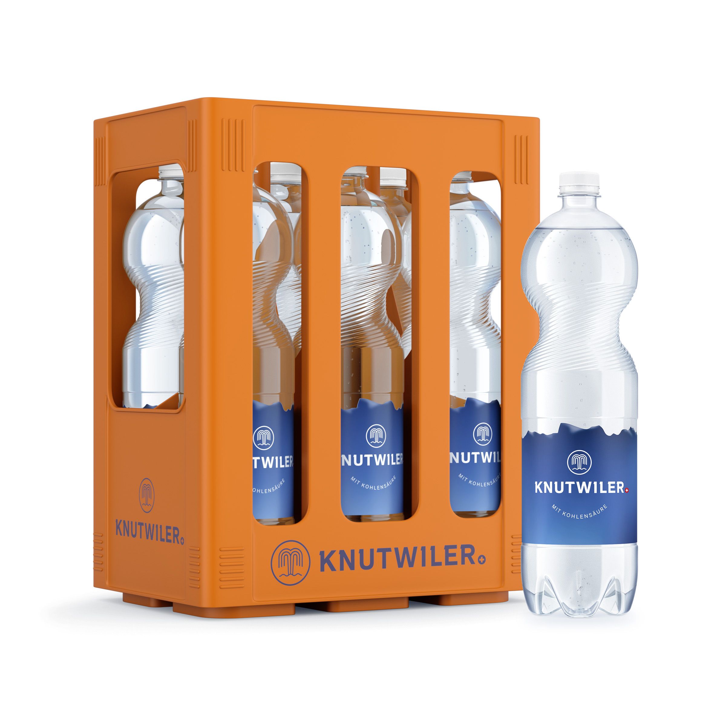 Knutwiler blau (mit CO2) 1.5l PET Har.