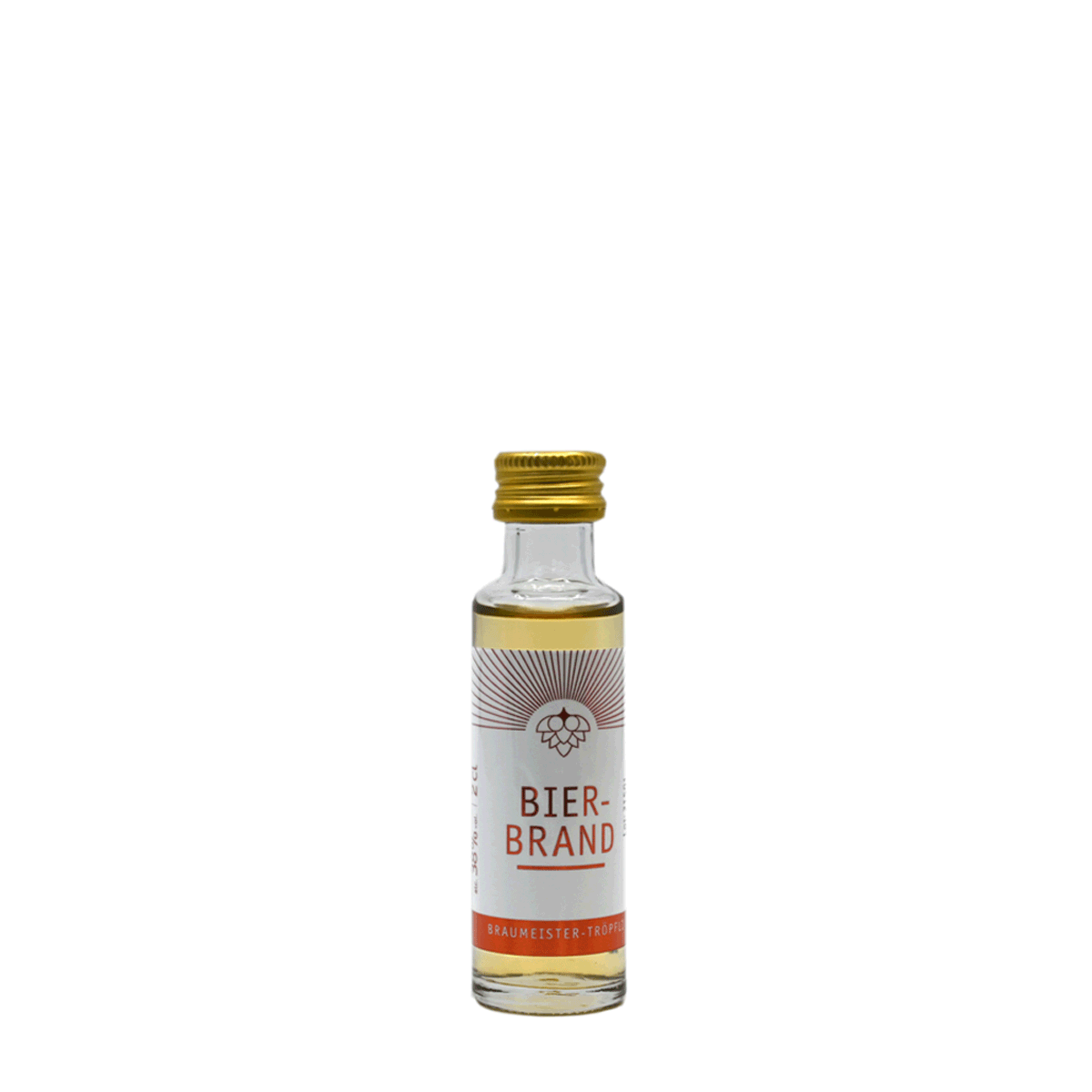 Baarer Bierbrand Braumeister-Tröpfli 38% 2cl