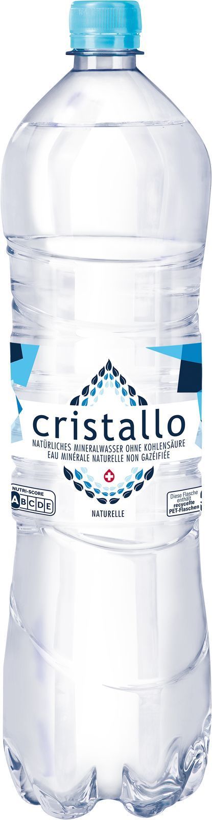 Cristallo blau (ohne CO2) 1.5l PET Har.