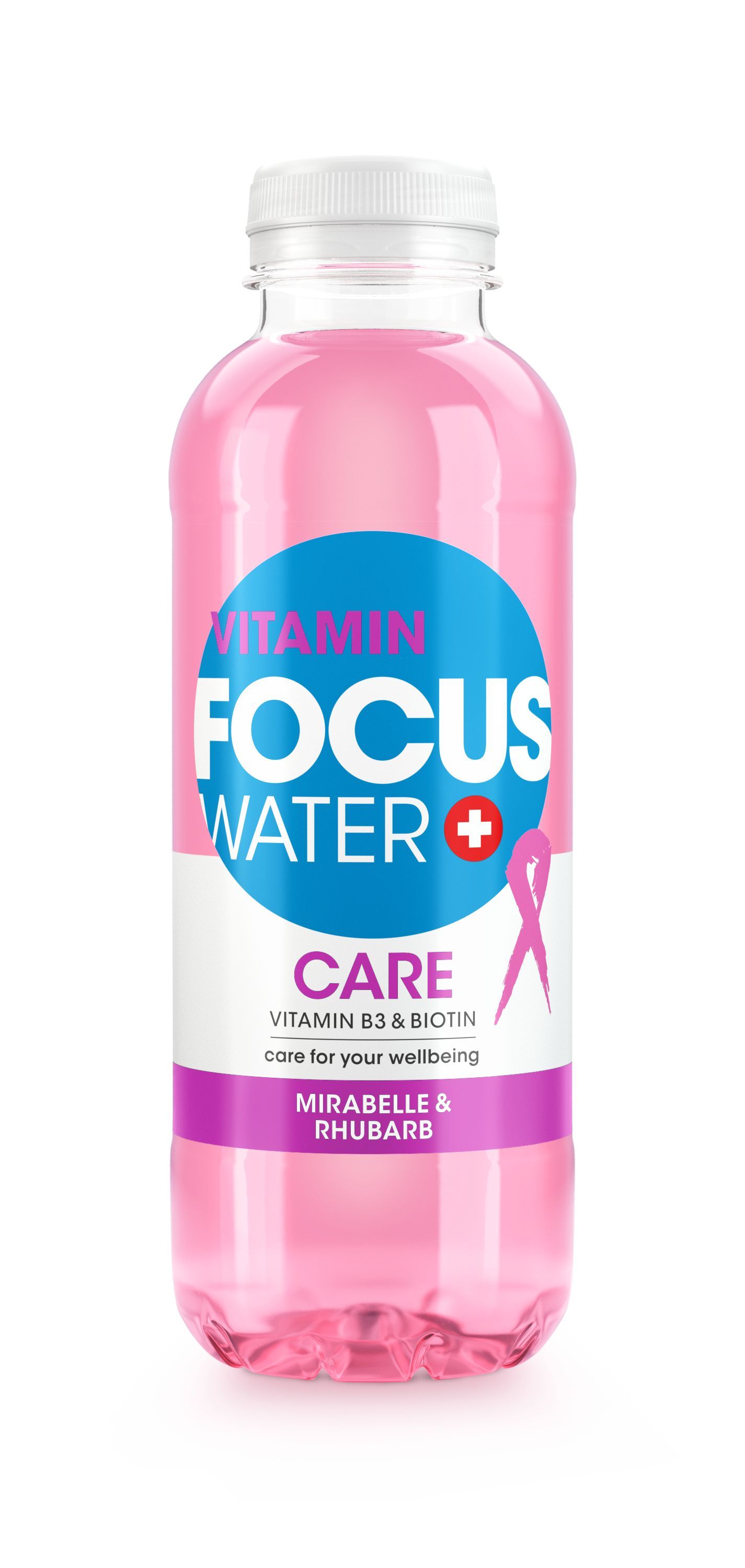 Focuswater CARE Mirabelle & Rhabarber 0.50l PET Tray   