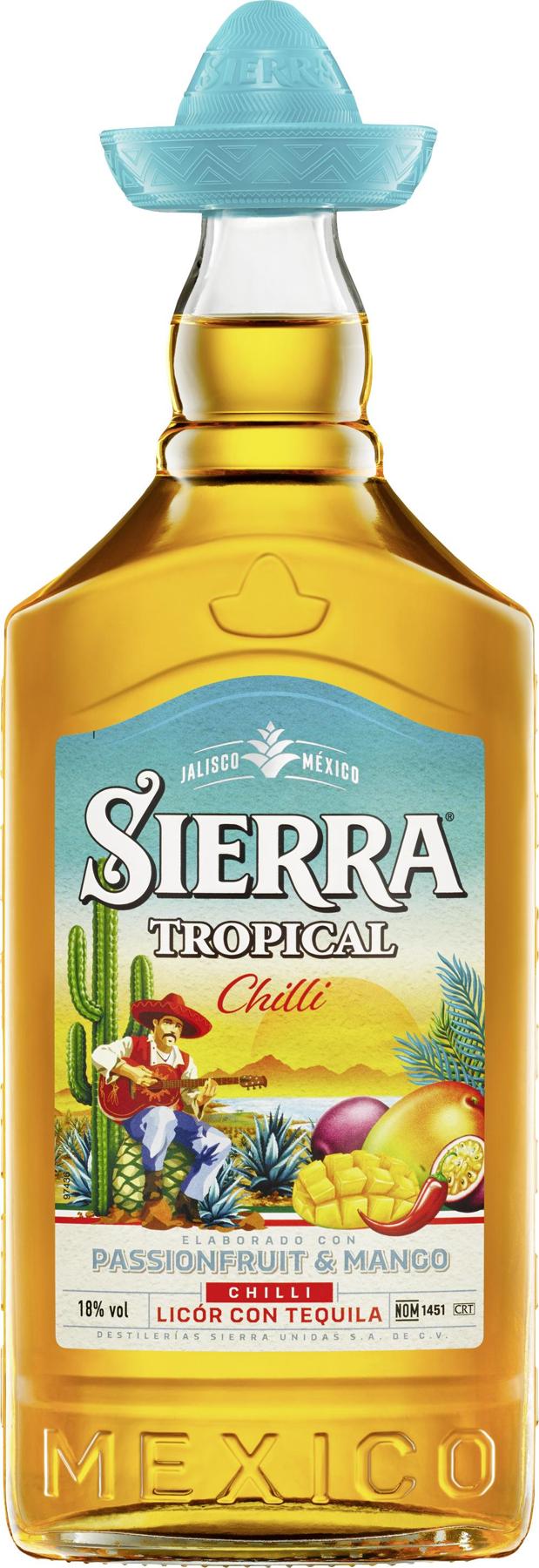 Sierra Tequila Tropical Chilli 18% 70cl